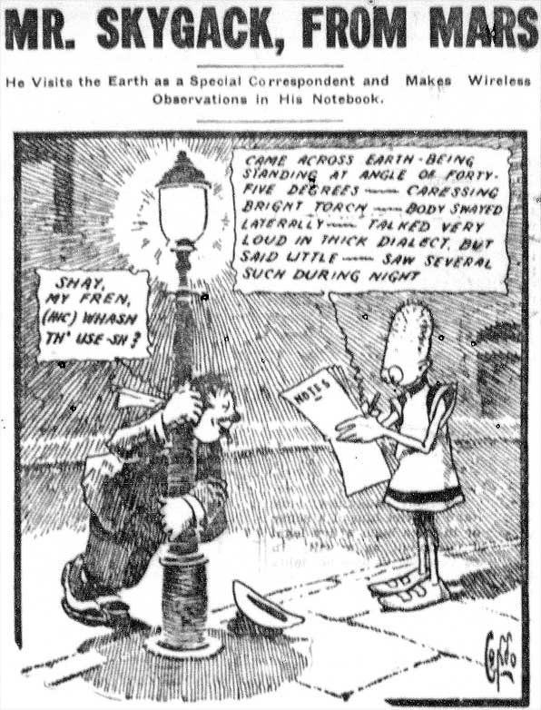 By Armundo Dreisbach Condo - http://www.barnaclepress.com/comic/Mr.%20Skygack%20From%20Mars/, Public Domain, https://commons.wikimedia.org/w/index.php?curid=75993187